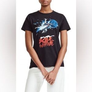 Maje x Graphic Print Tee x Size 1